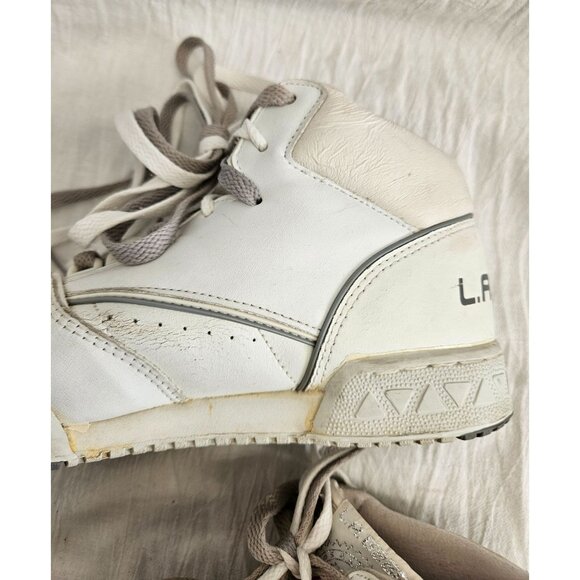 Vintage 1990's LA Gear White Hi-top OG Sneakers Women's Size US 8.5 - Picture 11 of 16